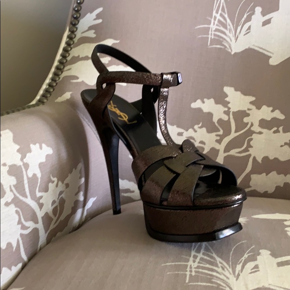 YSL Saint Laurent Tribute Sandal Size 38